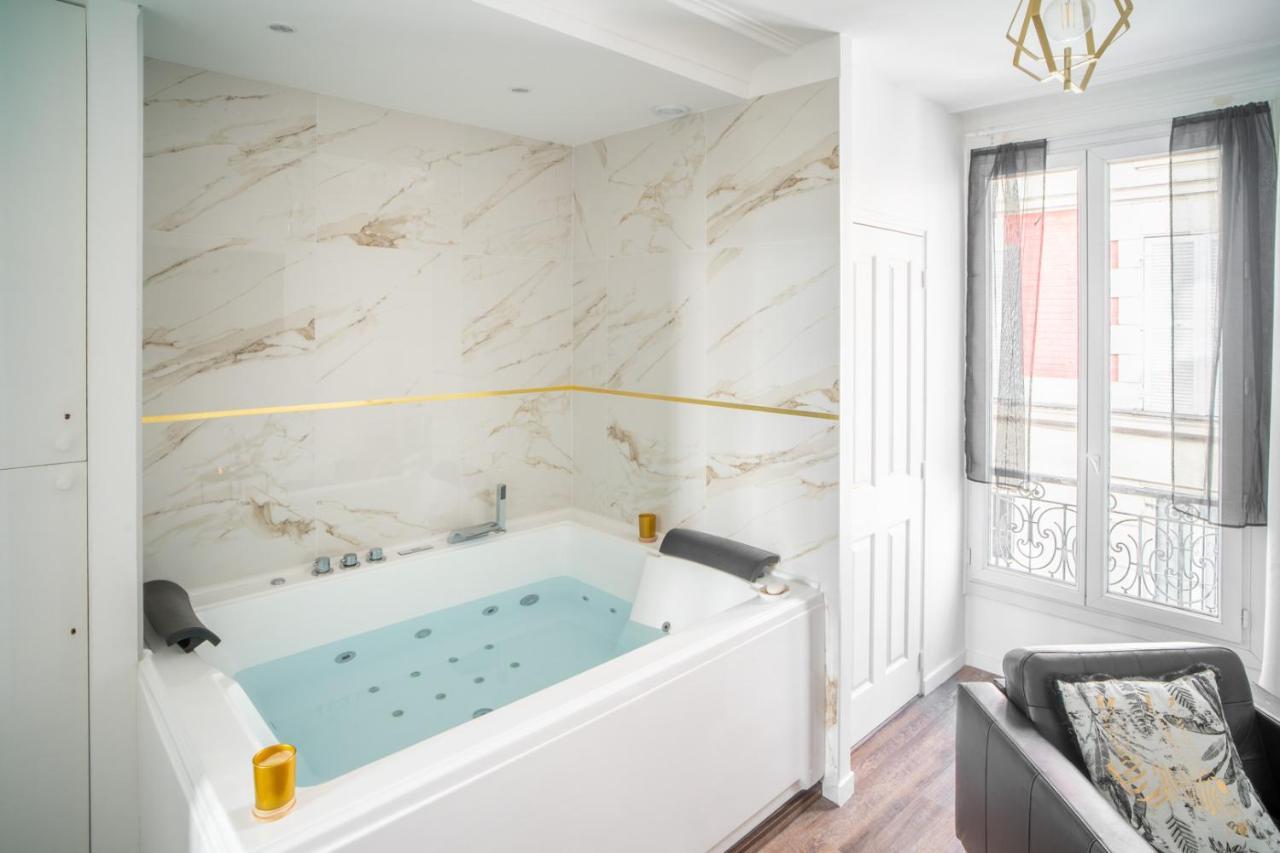 Suite L'Eclipse Paris, Logement Avec Jacuzzi, A 10 Minutes Des Champs Elysees Levallois-Perret Exteriér fotografie